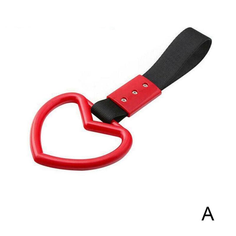 1pcs Tsurikawa Heart JDM Train Bus Handle Hand Strap Styling Drift Charm Strap Drift Auto Accessories Car Strap