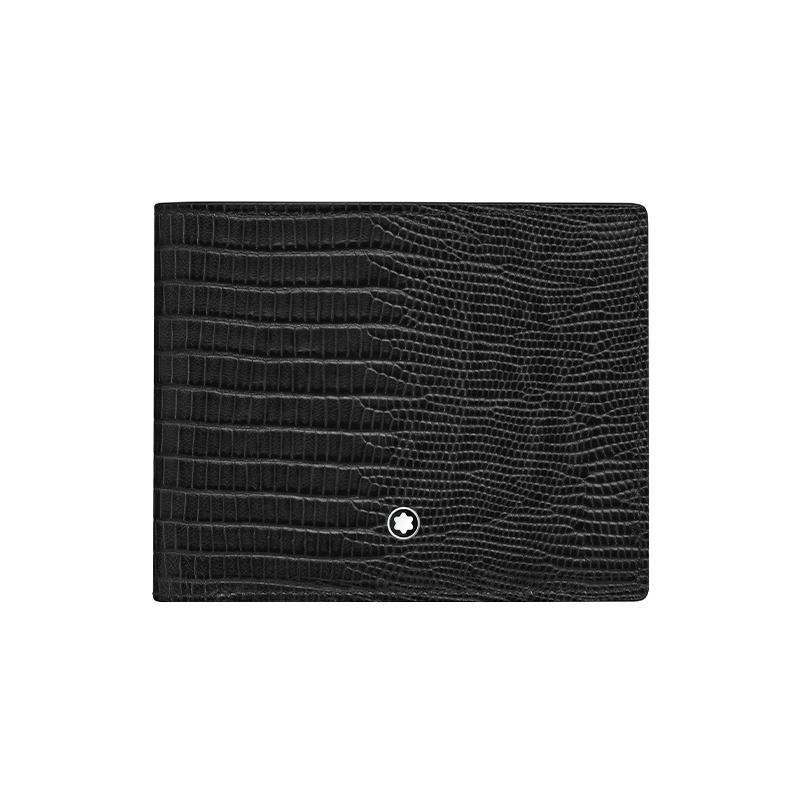 

Montblanc Meisterstück Logo Leather Wallet Men wallet Black 116285 Gift Set(Basic Set+Box+Shopping Bag)