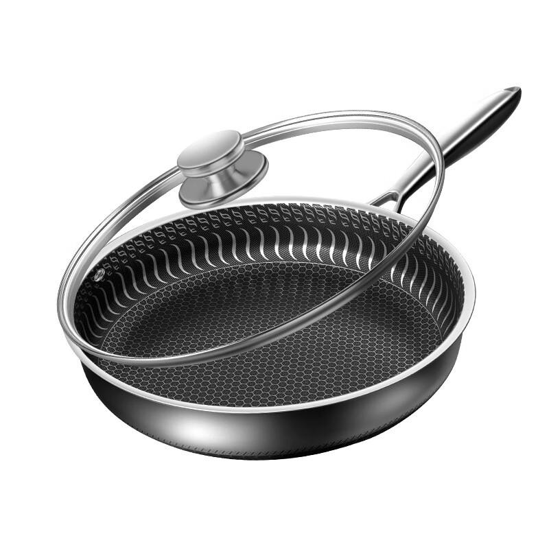 Saste 316 Stainless Steel Frying Pan with Lid