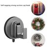 Suction Cup Hooks Wall Mounted Bathroom Clothes Hanger Kitchen Cabinet Door Hooks For Bathroom Tile Glass Surfaces