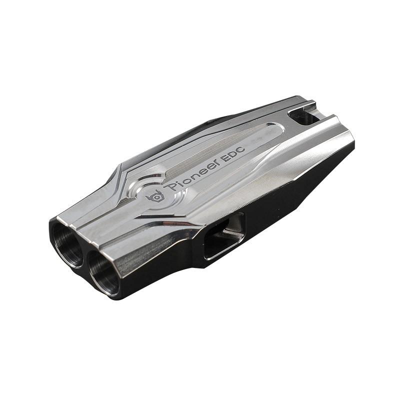 Titanium Survival Whistle Outdoor Camping Hiking Emergency Signal Tool 8mm X 48mm High Pitch Loud