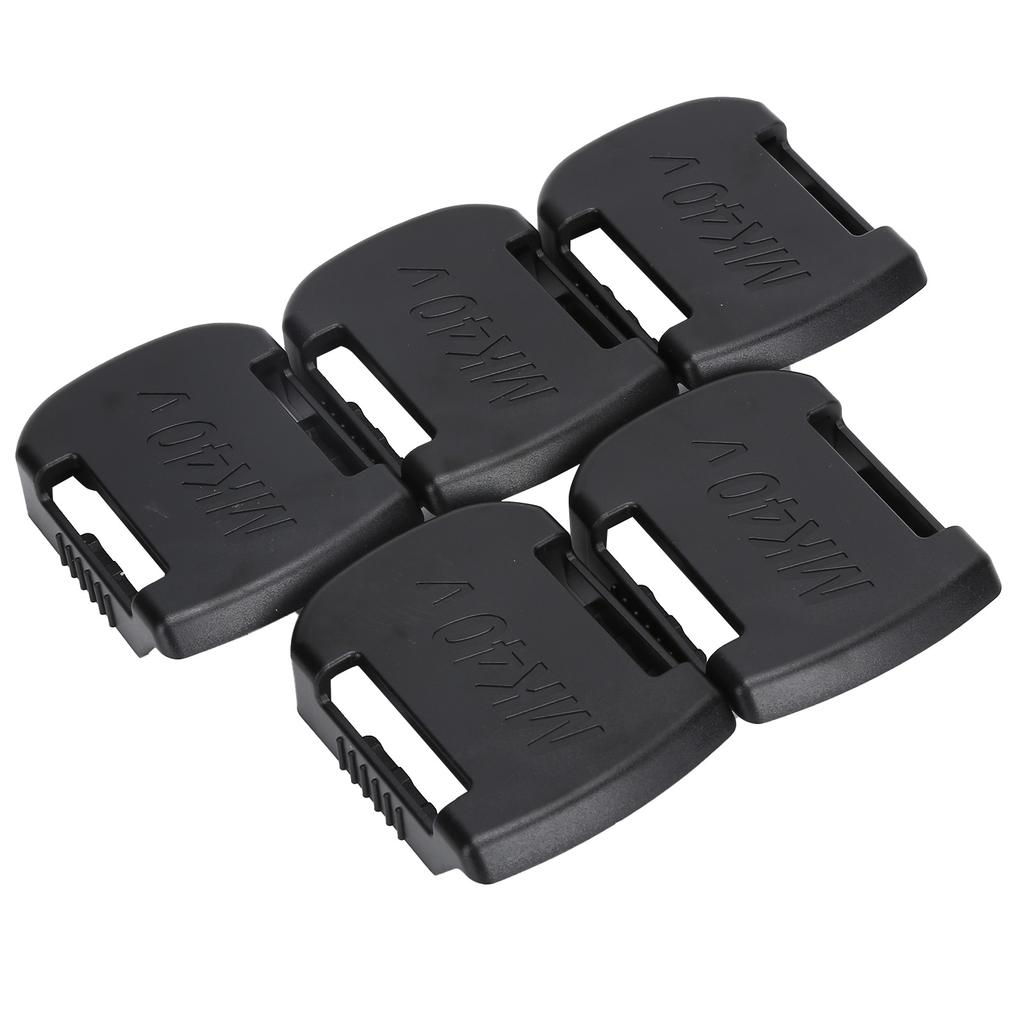 5Pcs Lithium Battery Holder ABS LiIon Battery Mount Storage Slot for Makita 40V