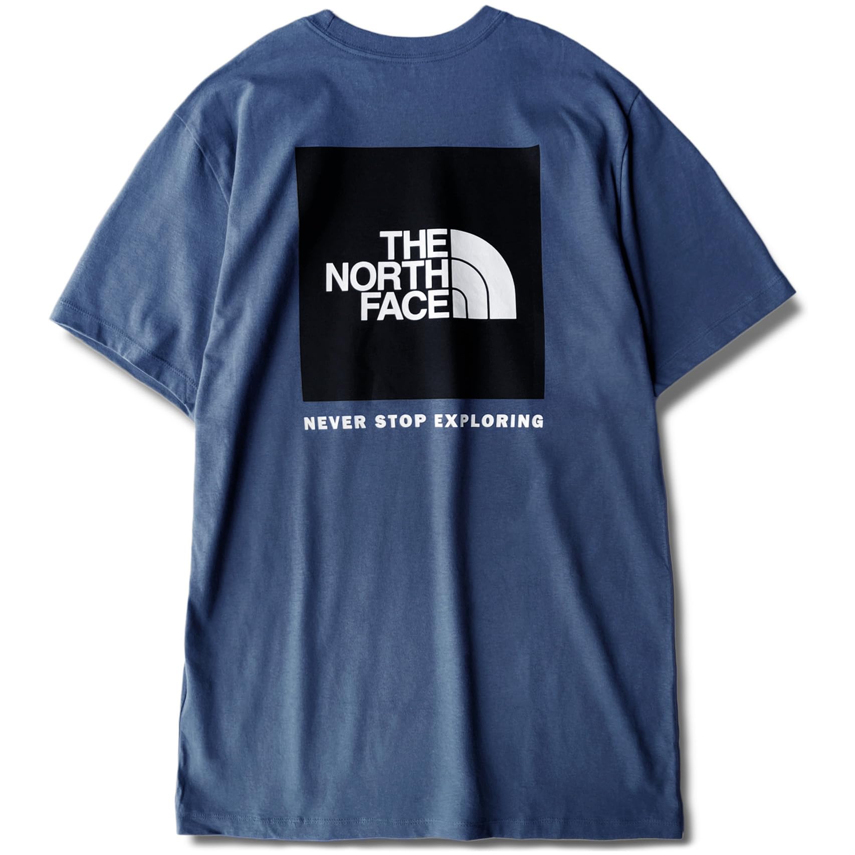 

North Short Sleeve with Back Print Box Logo Navy BOX NSE Tee Size M [The Face] Men s T-Shirt [Used]