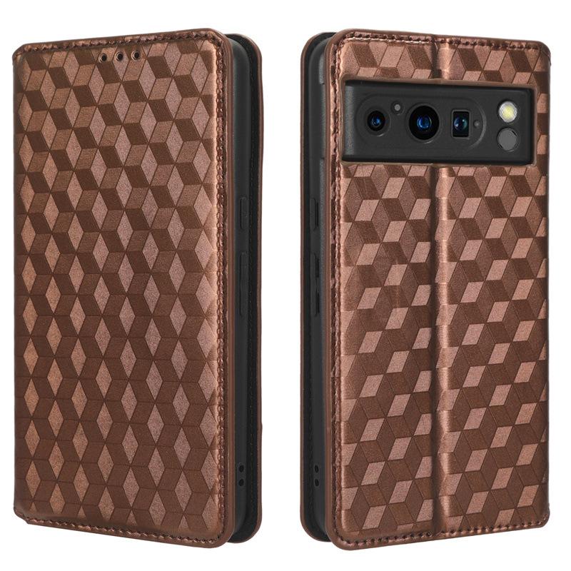 Leather Protective Drop-proof Stand Case with Card Holder for Google Pixel 8 Pro