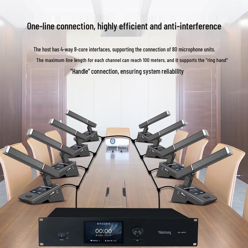 Huido BA-8820C Professional Wired Chairman Conference Microphone (CN Version)