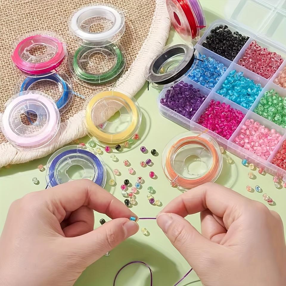 1/8 Rolls Elastic Stretch Crystal String Cord Mixed  for Jewelry Making Bracelet Beading Thread 10Yards/roll