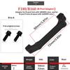 Precisions Machined Bicycles Disc Brake Adapter 160mm To 180/203mm Front Rear Specific Design Aluminum Alloy Materials