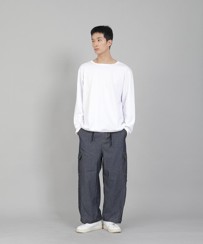 Seinteukeulu Plain R-Neck Sweatshirt Rrs-873 White