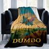1pc Dumbo Printing Blanket - Soft, All-Season Throw for Office Blanket,  | Personalized Gift with Adorable Cartoon Design