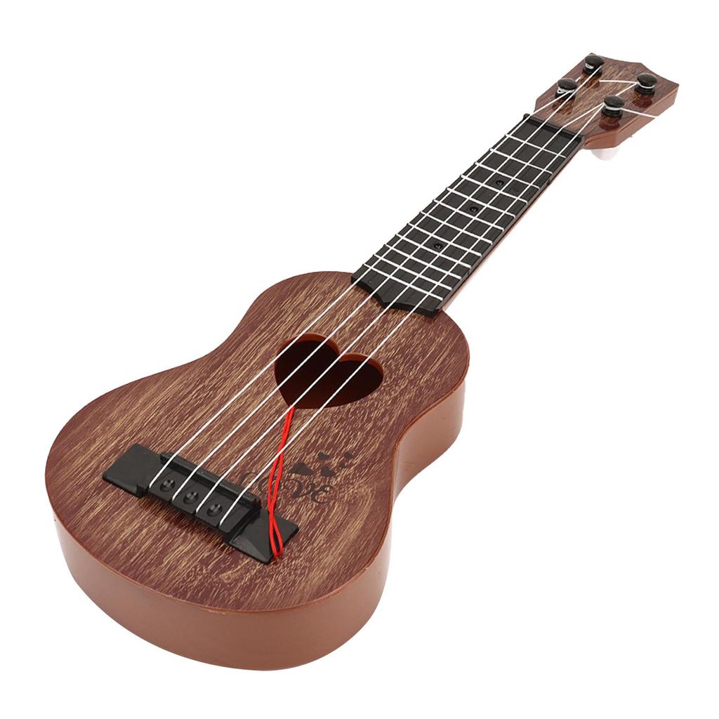 Mini plastová ukulele hračka pro děti, batolata, kytara, klasické ukulele nástroj se 4 strunami pro předškoláky, rané