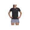 Adidas Club Tennis T-Shirt Logo Comfortable Casual Round Neck Short Sleeve Women Tops Black HS1450