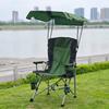 Camping Chair with Canopy Portable Furniture Ergonomic for Beach