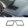 Dashboard 2006-2010 For BMW X3 E83 Side Outlet Vent Cover Trim Real Carbon Fiber