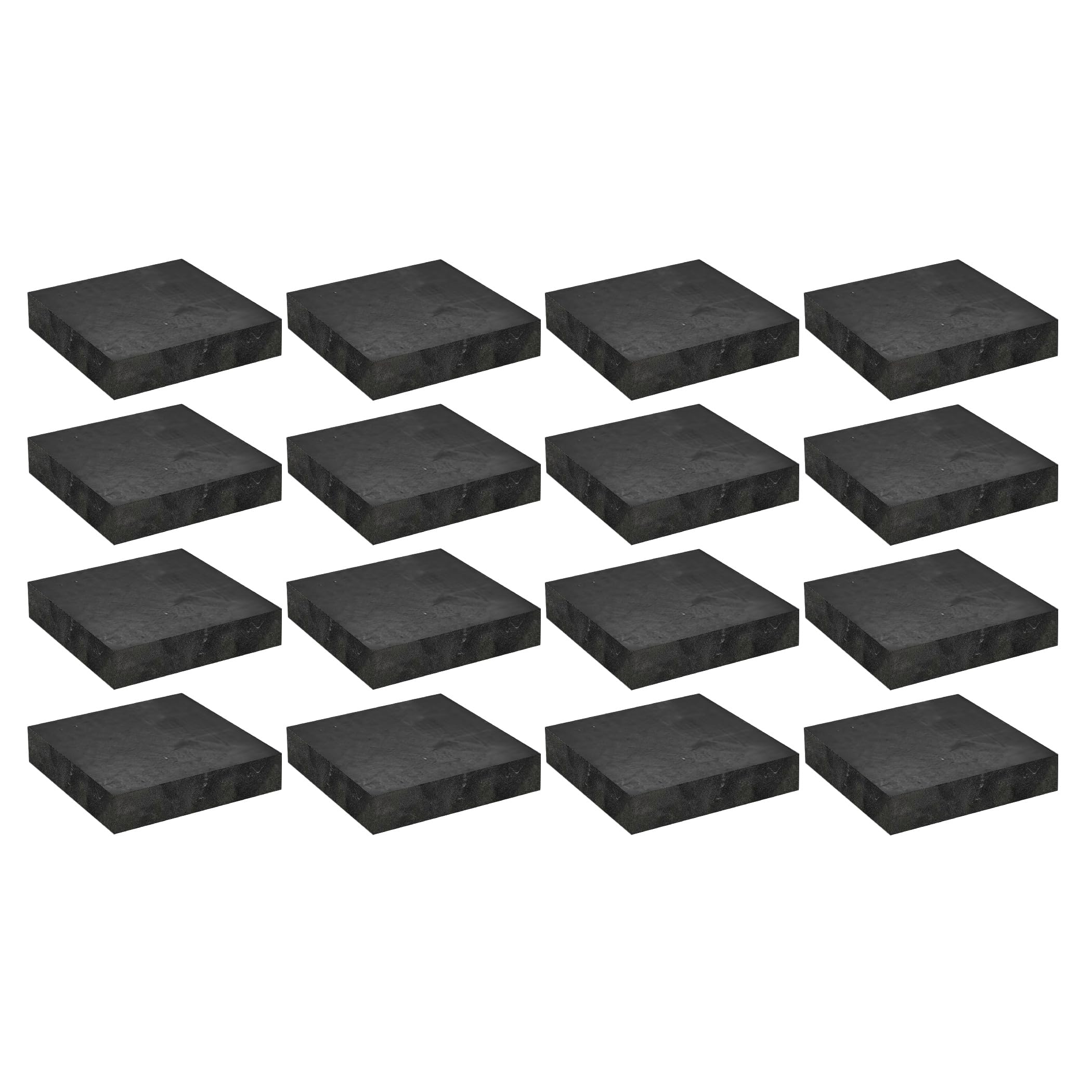 

Felimoa Vibration Damping Rubber Rubber Blocks for Speakers of Mats, Sheets, Anti-Slip (Set 16) чорний