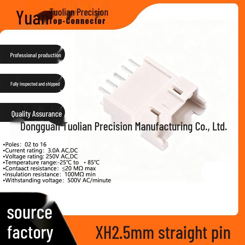 

XA Extra High Pin Header XAC2.5MM High-Temp Resistant High-Back Connector BH05B-XASK with Buckle Sample (Note P position for order)