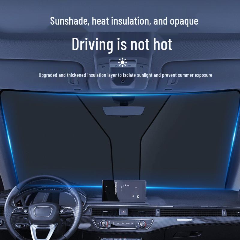 Universal Car Sunshade: Thickened Windshield & Window Heat Insulation Cover