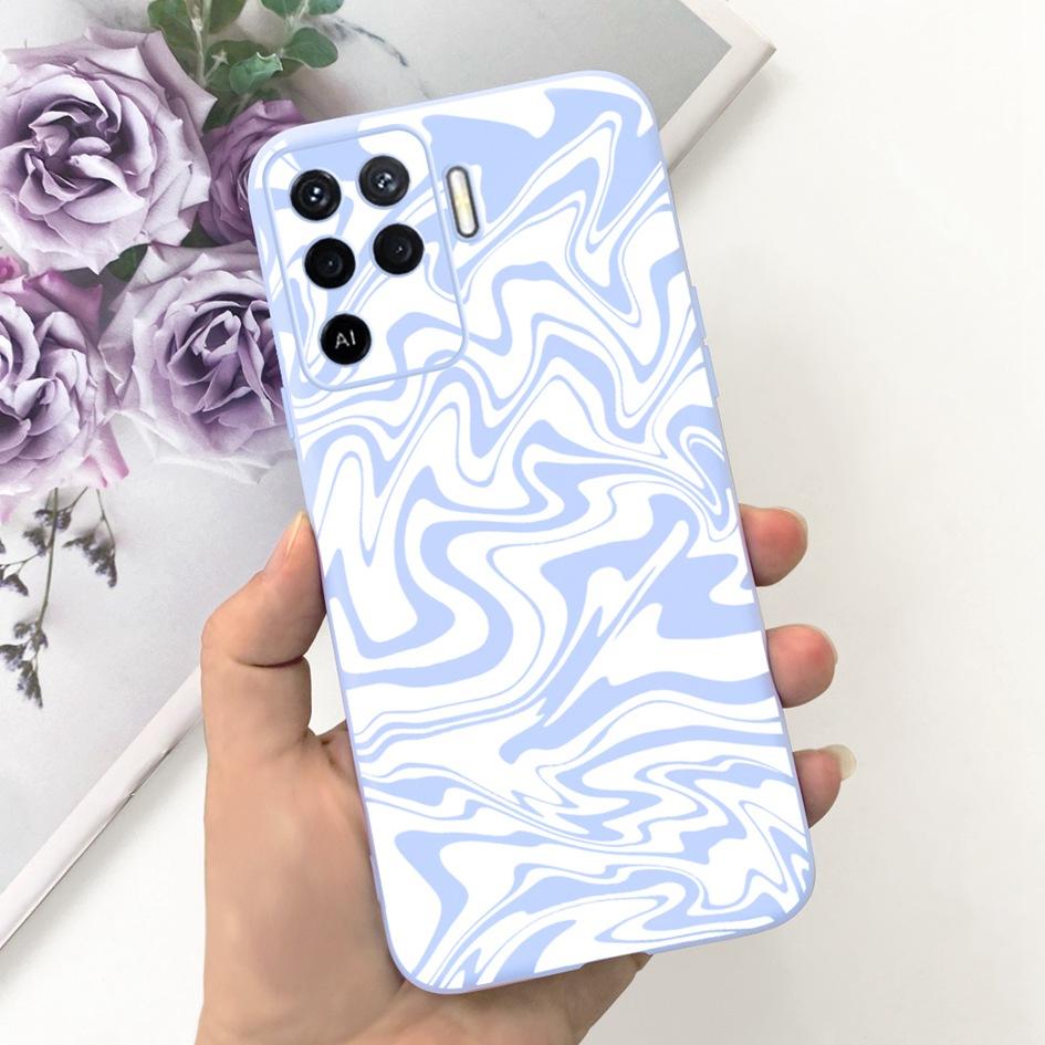 For OPPO Reno 5 5G Reno5 Pro Case CPH2201 Cute Painted Soft Silicone Covers Phone Cases For OPPO Reno 5 Pro Reno5 Lite 5Z Fundas