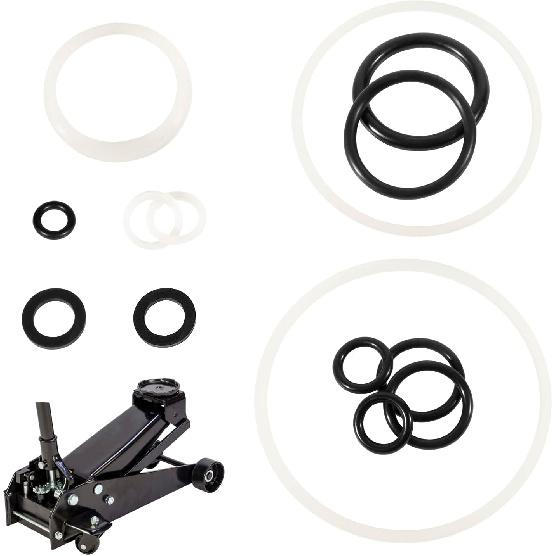 Floor Jack Seal Kit 214739 Repair Kit 14Pcs for Costco- Arcan Dual Pump Plunger 3 or 3 1/4 Ton Jack