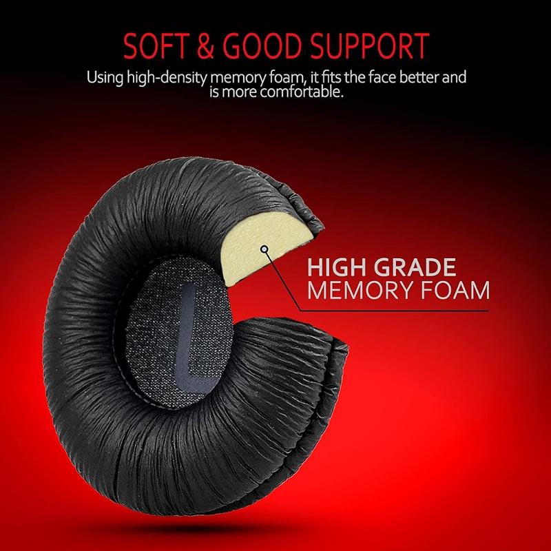 1Pair Ear Pad Cushion Cover Earmuffs for WH-CH500 510 ZX330BT 310 110 600 V250 70mm Headphones Comfortable To Wear