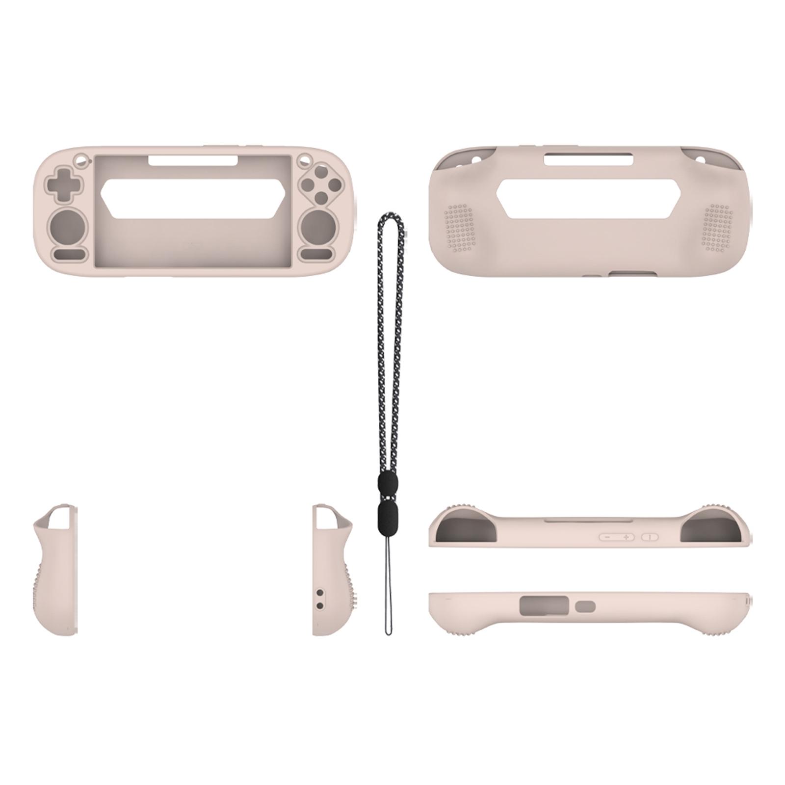 

Silicone Solid Color Cover with Lanyard Protector Cover Protective Shell for Retroid Pocket 5 Handheld Console
