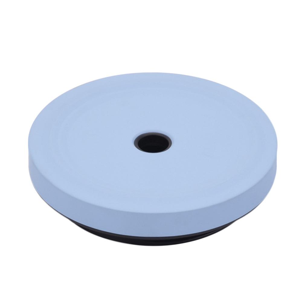 Stainless Steel Milk Tea Cup Lid With Straw Hole Bottle Cover Portable Straw Cup Accessories