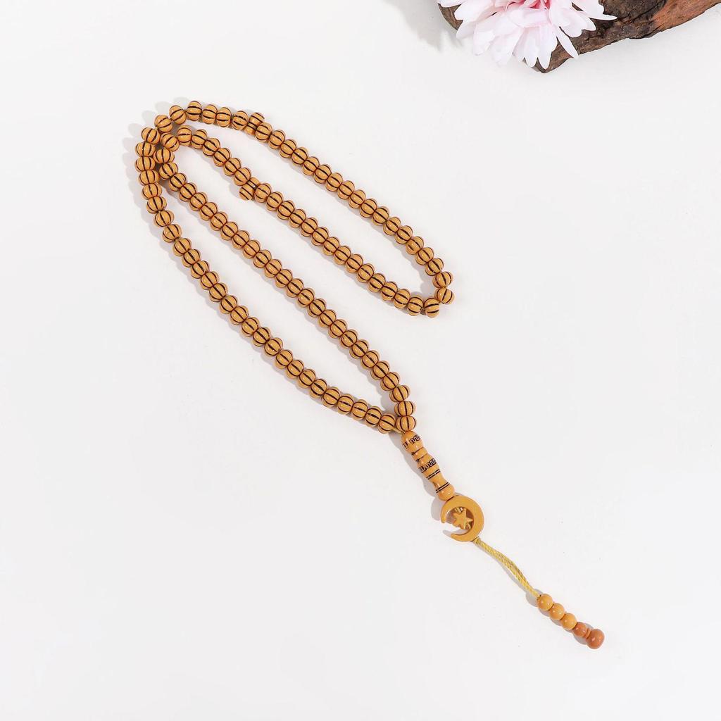 Muslimische Gebetsperlen aus Acryl - 33 Handgehaltene Zikr-Perlen, Schmuck im nahöstlichen Stil