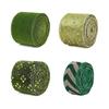 Velvet Mesh Striped Christmas Ribbon - Decorative Woven Gift Ribbon