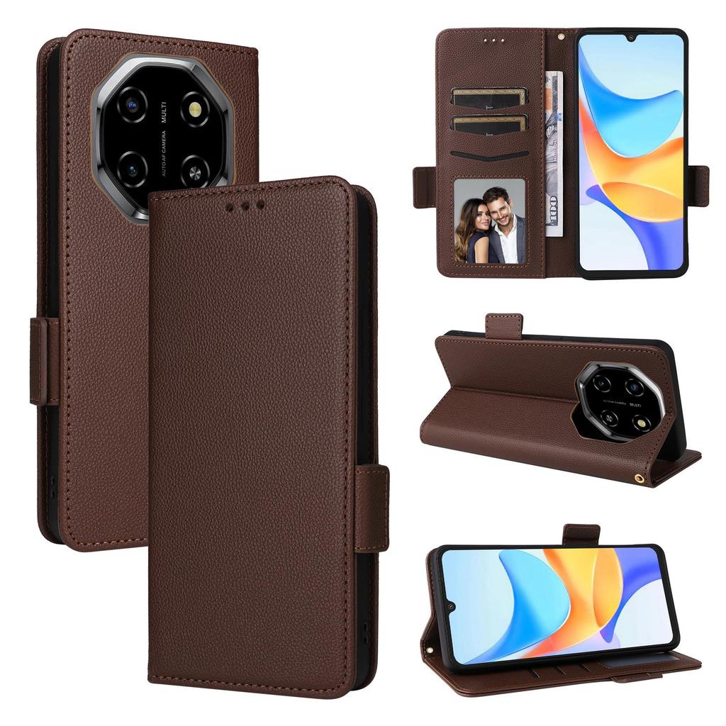 Flip Cover for Blackview Shark 6 / Oscal Tiger 8 PU Leather Full-Body Protection [RFID Blocking] Phone Cases