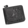 Cross-Border Trend Hunter Men's Short Tri-Fold Wallet with Large Capacity Coin Purse