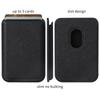 New PU Leather Magnetic Card Holder Strong Magnetic Casual Leather Wallet Magnetic Wallet for Phone