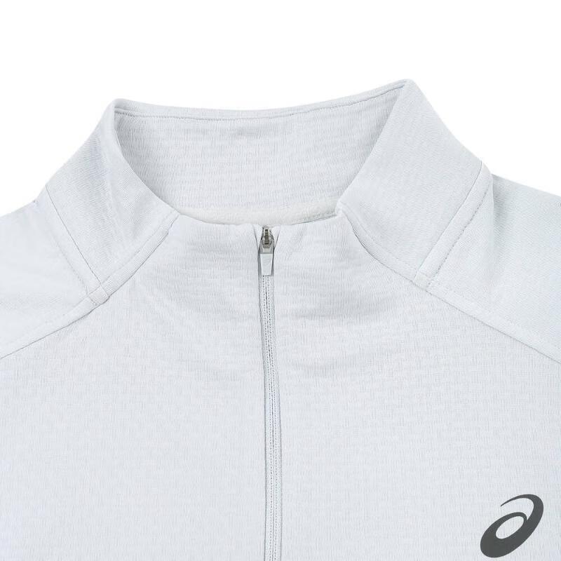 Asics Sports Lifestyle Series Solid Color Fashion Comfortable Long Sleeve T-Shirt Men Tops Gray 2011D211-020