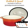 Roasting Pan GSW Shadow Oval 33×25 Cm Orange 7 L (716420)