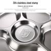 Xiyao 304 Stainless Steel Divided Meal Plate