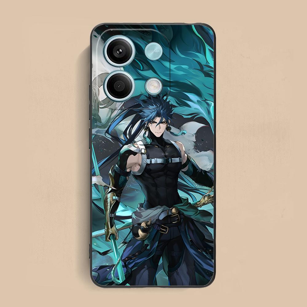 Wuthering Waves Jiyan Phone Case for Xiaomi Redmi Note 14 13 12 11 S Pro Plus 4G 5G Colour Printing Cover Pretty Cover Luxury