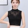 Versatile Black & White High-Elastic Lace Collar for Women's Autumn/Winter Sweaters