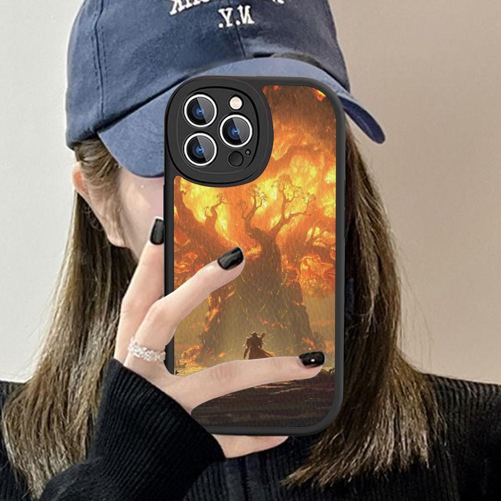 

W-World Of W-Warcraft Phone Case Hard Leather For IPhone 16 15 14 13 12 Mini 11 14 Pro Max Xs X Xr 7 8 Plus Fundas iPhone 15pro max