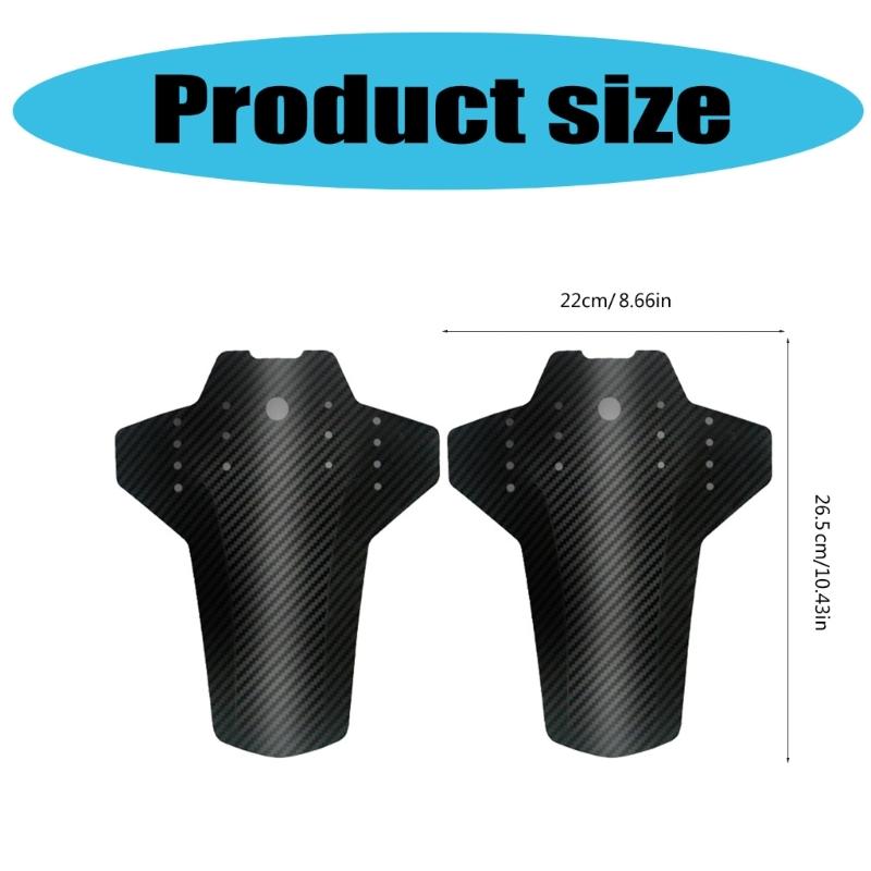 1 Set of Bicycles Front Rear Mud Guard for Mountain Bikes Bicycles Mud Guard Adjustable Bicycles  Front Rear Mudguards