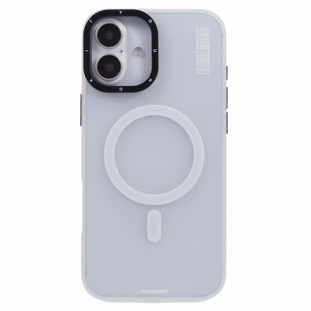 YOUNGKIT For iPhone 16 Pro Matte Case Compatible with MagSafe PET+TPU Shockproof Phone Cover