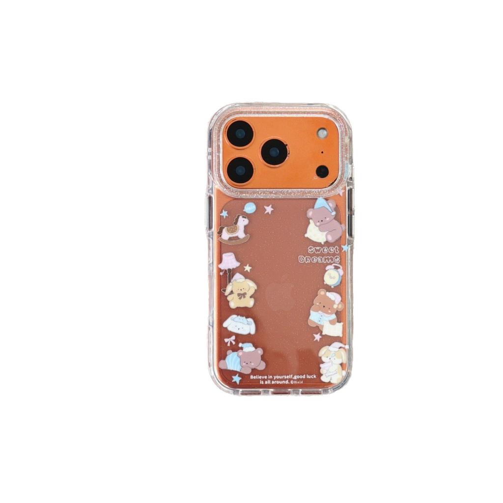 Pajama Bear Doll for iPhone16promax Apple 17 Pro Mobile Phone Case 15 Protective Case 13/14 Women
