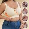 Sujetador Camiseta Moldeador Sin Costuras Inalámbrico Fino Talla Grande para Mujer Cobertura Lateral del Busto Espalda Descubierta Ropa Interior Cómoda