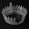 Cubic Zirconia Big Tall Royal Princess Pageant Crown Quinceanera Prom Party Full CZ Bridal Hair Accessories