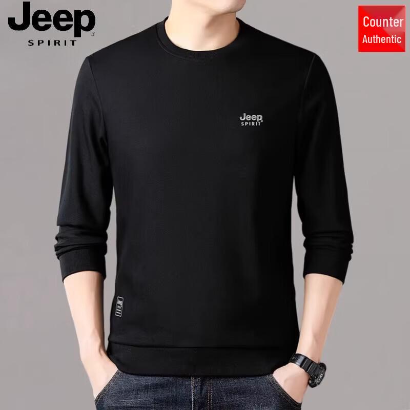 JEEP SPIRIT Men s Crew Neck Casual Sweatshirt 5XL