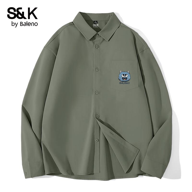 Baleno S&K Series Unisex Long Sleeve Casual Shirt
