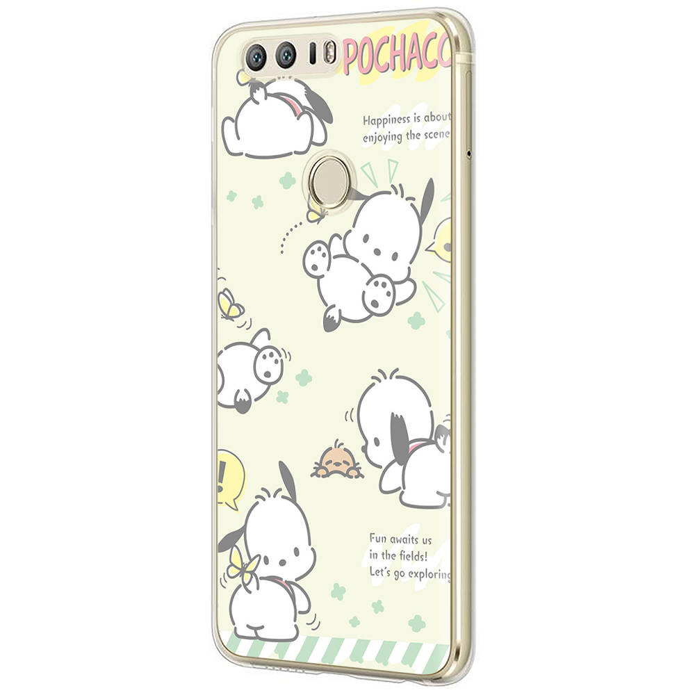 KT75 Niedliche Pochacco Hülle für Samsung A04 A14 A23 A34 A54 M23 M33 M52 M53 Realme 10 9 C30S C35 C55 VIVO Y02S Y21 Y33S Y51 X80 Pro Klare Hülle