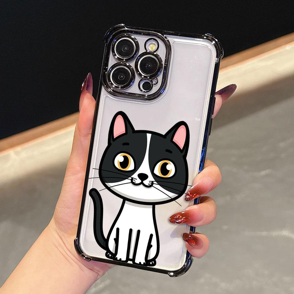 

Cartoon Cat Cute Case For Samsung Galaxy A57 A37 A07 A17 A56 5G A55 A54 A52 A53 A36 A34 A35 A33 A73 A26 A25 A16 A06 Phone Cover Galaxy A73 5G