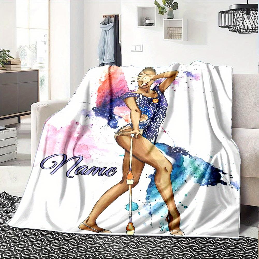 Rhythmic Gymnastics Home Customization Blankets Comfortable Soft Lightweight Multiseasonal Blanket For Picnics Sofas Offices Beds Living Rooms Perfect