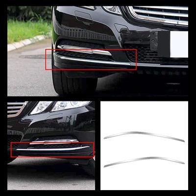 Car Front Bumper Chrome Trim Chromium Spoiler OE 2078851921 2078852021 For Mercedes Benz E-Class W207 C207 A207 2009-2013