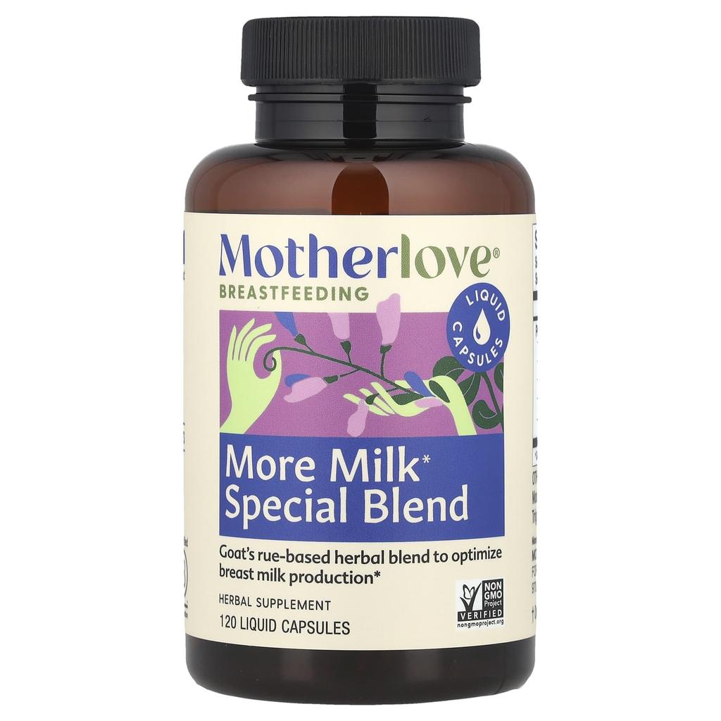 Breastfeeding, More Milk Special Blend, Liquid Capsules 120