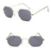 Fashion Men Hexagon And Women Square Sunglasses With Stylish Mirror Finish And Clear Glasses