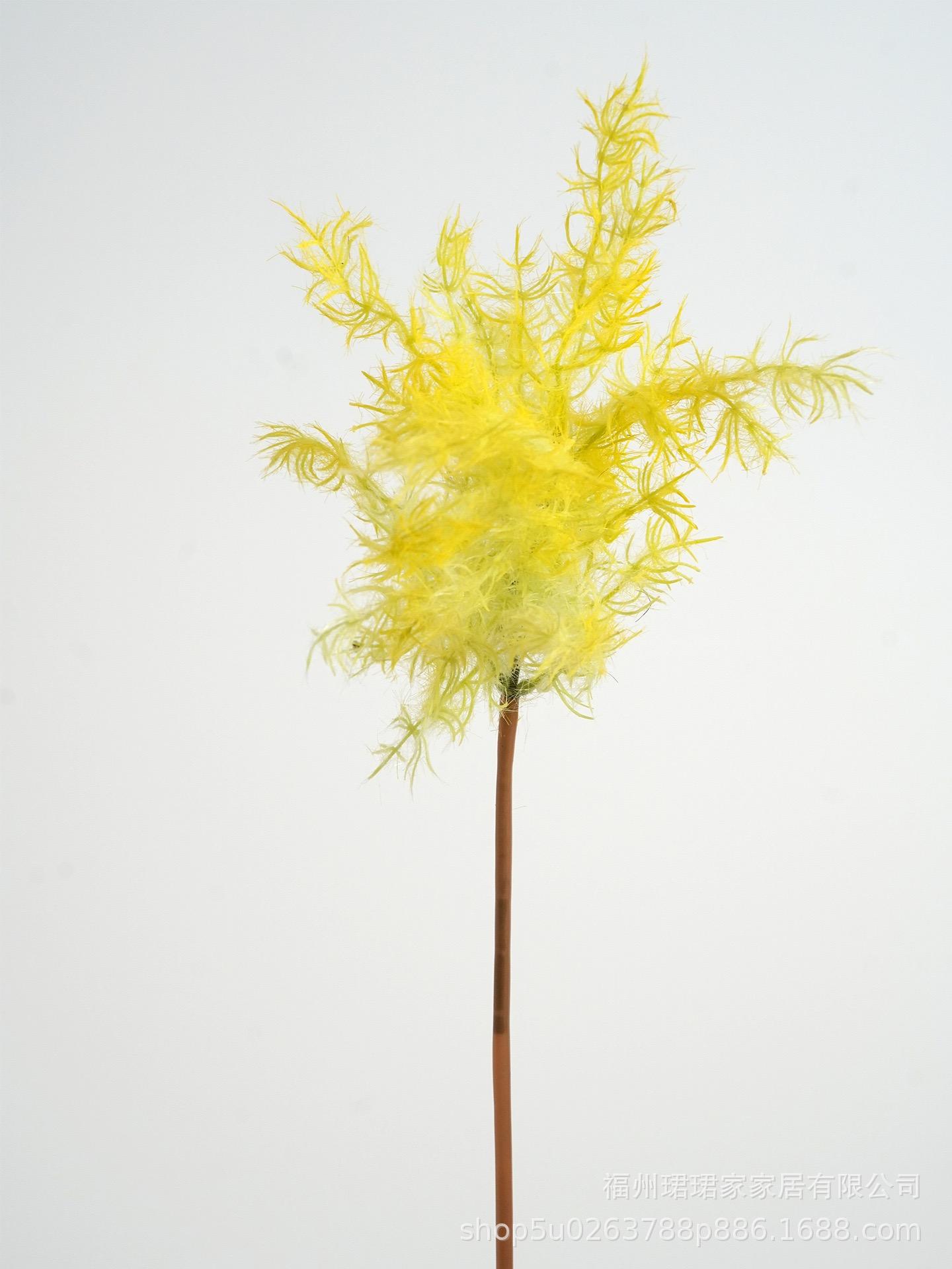 

Autumn Red Artificial Cotinus Spray Flocked Artificial Smoke Tree Stem for Rustic Fall Decor Home Wedding Floral Arrangement жёлтый